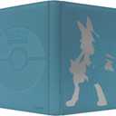 Ultra PRO Elite Series Pokmon Cards PRO-Binder - Lucario Design, Holds 360 Sleeved Cards, 9-Pocket Side-Loading Pages, Padded Leatherette with Foil, Zipper Closure, Ideal for Pokmon Collectors