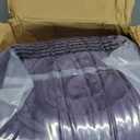 Bedsure GentleSoft Sherpa Fleece Blankets Queen Size for Bed - Thick and Warm Throw Gifts for Women and Girls, Soft Fuzzy Plush Queen Christmas Blanket for Winter, Purple, 90x90 Inches