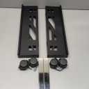 Adjustable Mobile CPU Stand, Ventilated Computer Tower Stand with 4 Caster Wheels Fits Most PC Tower, Under Desk CPU Holder PC Floor Cart Computer Riser for Students and Gamers (Black)