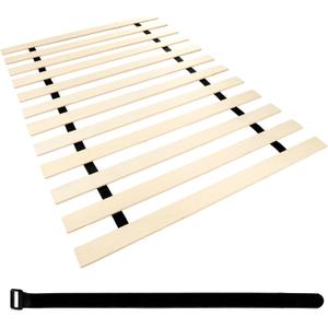 Geetery Twin XL to Full XL Bed Frame Converter & 10 Straps, Foldable 54x80 Inch Wood Bunkie Board for Mattress Support, Heavy Duty Wooden Bed Slats Extension for Dorm Beds Upgrades and Sleeping Space