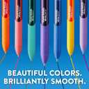 Paper Mate InkJoy Gel Pens, Retractable, Fine Point (0.5mm), Black Ink, 12 Count - Comfortable Grip, Writing, Teacher Supplies