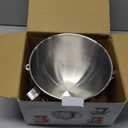 6QT Stainless Steel Mixer Bowl for Kitchenaid Stand Mixers, Kitchen Aid Mixing Bowl for 6QT Lift Mixer with Handle