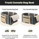 Large Console Dog Car Seat - Truck Dog Booster Seats for Big Console Vehicles Large Space for Dogs UP to 18lbs, Pretty Sturdy Pet Car Seat Designed for Pickup and Trucks