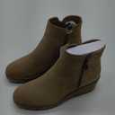 mysoft Women's Ankle Boots Zipper Wedge Booties Lug Sole 8