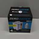 Culligan ZeroWater Official Replacement Filter - 5-Stage 0 TDS Filter Replacement - System IAPMO Certified to Reduce Lead, Chromium, and PFOA/PFOS, 4-Pack