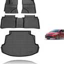 KELCSEECS Floor Mats & Cargo Liner for 2014 2015 2016 2017 2018 2019 Corolla only Sedan All Weather Car Mats Automotive Trunk Mat Corolla Floor Mats Accessories