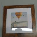 10x10 Picture Frame, Display 8x8 with Mat or 10 x 10 without Mat, Wood Square 8 by 8 Photo Frames for Wall Hanging, 1 Pack, Deep Brown