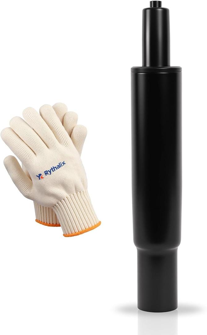 5.5" Short Office Chair Cylinder Replacement - Heavy Duty 1000lbs Class 4 Hydraulic Lift with Silent 360 Rotation, Universal Fit for Sinking Desk/Gaming Chairs