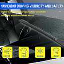 OEM Quality 22" + 22" Premium All-Seasons Durable Stable and Quiet Windshield Wiper Blades-J Hook Wipers(Set of 2) (22"+22"(Pair for Front Windshield))