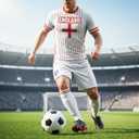 Men's Soccer Jersey Short-Sleeved Sports Training Shirt Breathable Athletic Casual T-Shirt Fan's Soccer Jersey 2XL