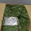 6FT Pine Garland Christmas Greenery Clearance, Realistic Cedar Cypress Garland for Home Mantel Fireplace Table Centerpiece Decoration