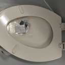 Bemis 1500EC 006 Toilet Seat with Easy Clean & Change Hinges, Elongated, Durable Enameled Wood, Bone, Pack of 1