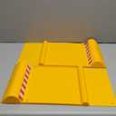 2 Pack Parking Mats for Garage Floors, 21.6" x 11" x 1.9" Heavy Duty Garage Car Parking Mat with High Visibility, Wheel Stops for Car Truck Indoor Outdoor, Yellow