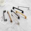 KOOFIZO 10 Pack 3-3/4 Inch Antique Iron Kitchen Cabinet Pulls Vintage Iron Cabinet Handles Iron Cabinet Hardware for Kitchen Cabinets P02 Drawer Dresser Cupboard Bedroom