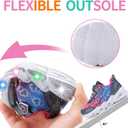 Light Up Shoes Toddler Girls Boys Breathable Mesh LED Flashing Walking Sneakers for Toddler and Little Kids (Pink)