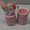 Bueart Design 16Pcs Makeup Brushes Set with Elegant Design Holder Case,Premium Ultra Soft Professional Make up Brushes for Foundation,Blush,Powder,Highlighter,Contour,Eyeshadow (Rose Gold)