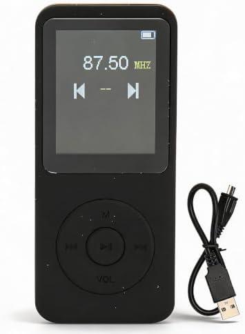 MP3 Player with Bluetooth 5.0, Portable Music Player with Built in HD Speaker, Photo Video Playback FM Radio Voice Recorder