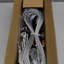 Ground Anchors Shed Anchors Kit with 1/8" Galvanized Cable and Turnbuckles, Trampoline Stakes Heavy Duty Earth Anchor for Sheds Canopy Gazebo Mobile Home Swing Set(4x15in)