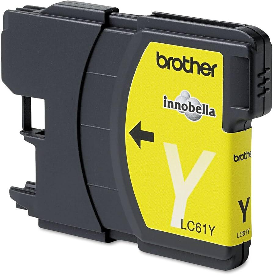 Brother LC61Y Ink Cartridge, 325 PageYield, Yellow