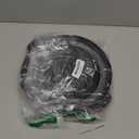 Microwave Splatter Cover for Food with Anti-scald Base Plate,Large Plastic & Silicone Vented Avoid Scalding Collapsible Guard Lid,Kitchen Essential Gadgets for Meal Prep-10.7 Inch (Black)