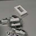 BESTTEN 10 Pack Single Pole Decorator Wall Light Switch, 15A 120/277V, Paddle Light Switch, On/Off Rocker Interrupter, UL Listed, White