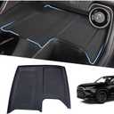 Wireless Charging Anti-Slip Mat Fit for 2024 2025 Toyota Grand Highlander, Silicone Waterproof & Stain-Resistant Car Center Console Phone Charger Protective Pad Liner Accessories(1PCS, Black)