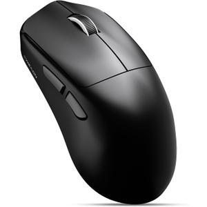 EWEADN X23Pro Wireless Gaming Mouse, PAW3311 Sensor, 49g Lightweight Mouse, 12000 DPI, 2.4G/BT5.0/USB-C Rechargeable Wireless Mouses with 6 Programmable Buttons for Laptop/PC/Mac, Black