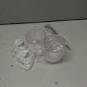 Iced Coffee Cups With Lids and Straws 2 Pcs, 16 OZ Unbreakable Glasses Drinking Set,Clear Plastic Cups Reusable Iced Coffee Tumbler with Lid and Straw, To Go Coffee Cups Dishwasher Safe