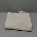 Collive Kitchen Runner Rug, 2' x 4.3' Hand-Woven Reversible Washable Rug, White/Beige Cotton Modern Farmhouse Bathroom Rug Hallway Carpet for Foyer Bedroom Entry Back Door Decor