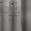 Kehail 2 Pcs Gold Metal Crystal Pendant Flower Stand, 19" Wedding Tall Vase, Metal Hollow for Wedding Banquet Event Anniversary Celebration Decoration