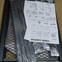 Garden Tool Rack Freestanding, Heavy Duty Garden Tool Organizer, 3-tier Tool Rack, Multifunctional Yard Tool Storage with Hooks and Storage pockets for Outdoor Long-Handled Broom Shovel Rake