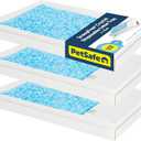 PetSafe ScoopFree Disposable Crystal Cat Litter Tray - Easy Cleaning Box - Refill Tray for Electric Litter Box - Fresh Scent - 4.3 lb Bags - 3 Pack