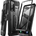 SUPCASE Unicorn Beetle Pro Series Case for Samsung Galaxy Note 20 Ultra (2020 Release), Full-Body Rugged Holster & Kickstand Without Built-in Screen Protector (Black) 