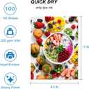 Inkjet Glossy Photo Paper 100 Sheets 8.5x11 Inches 53lb Professional Photographic Paper Compatible with Dye Ink Printers 200GSM Instant Dry