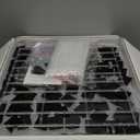 COKAOBE Black Shimmer Wall Backdrop, 36PCS Square Sequin Shimmer Backdrop Panel, Photo Backdrops for Birthday, Anniversary, Wedding, Graduation & Bachelorette Party Decoration