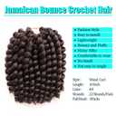Kenkenten Jamaican Bounce Crochet Hair-4 Packs Deal 8 Inch 22Roots Jumpy Wand Curly Crochet Hair For Black Women(10 Inch 4Pack, #4)