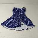 Women One Piece Swimsuit with Skirt Tummy Control Swim Dress Halter Vintage Bathing Suit S