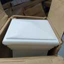 Mayne Dover Single Arm Mail Post - White - 25.5in x 8in x 56.5in - Standard Post, Arm & Hardware Kit Included (5810-W)