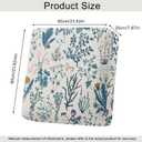 3PCS Printed Couch Cushion Covers,Washable Spring Flower Printing Elastic Sofa Cover,Indoor Outdoor Sofa Slipcovers-Blue Vintage Flower