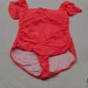 Eomenie Women's Tummy Control One Piece Swimsuit Ruffle Square Neck Bathing Suit Ruched Cutout Back Slimming Swimwear, 2XL