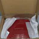 Bruntmor 2-in-1 Square Enameled Cast Iron Dutch Oven Baking Pan and Gridle Lid with Dual Handles, Cast Iron Skillet lid, Coating Gridle for baking, bacon,Steaks - Red