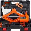 VEVOR Electric Car Jack, 3 Tons /6600 lbs 12V Electric Scissor Jack, Double Saddles with Remote Control, Portable Car Jack for Sedan, SUV, Truck Tire Change Replacement