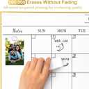 ARCOBIS Monthly & Weekly Calendar Whiteboard for Wall