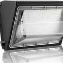 Dusk to Dawn 150W LED Wall Pack Light, 21000LM 800-1000W HPS/HID Equivalent, 5000K Daylight Commercial Outdoor Security Lighting with Photocell Sensor, ETL for Parking Garages,Warehouse,Entrance