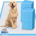 Upgraded 4XL 36"x36" Thicken 6 Layers Dog Pee Pads, Ultra Absorbent Pee Pads, Absorb up to 12 Cups, Leak-Proof & Quick Dry Puppy Pads for Puppy,Surgery, Older,Cats, Rabbits,30 Counts