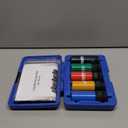 Orion Motor Tech 1/2" Drive Lug Nut Socket Set, Metric 17 19 21 mm & SAE 13/16 7/8 in. Wheel Socket Set, 5pc Impact Lug Nut Socket Set, Thin Wall Lug Nut Sockets with Colored Protective Covers