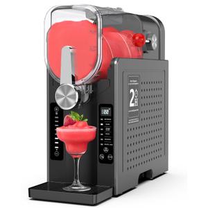 No-Ice-Needed Slushie Machine for Home - 70 oz Self-Cleaning Frozen Drink Maker with One-Touch Reservation & 6 Preset Programs, for Frozen Margaritas, Milkshakes, Frapps, Slushies & Parties