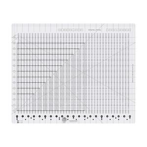 Creative Grids Stripology XL Slotted Quilting Ruler - CGRGE1XL  Made in USA, 17-3/4in x 22in, Non-Slip Grip Extra Large Acrylic Fabric Strip Cutting, Sewing, Crafting, Patchwork Ruler & Template