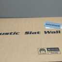 Art3d 2-Pack 48" x 24" Acoustic Wood Panels for Wall, Soundproof Wood Slat Panel for Wall and Ceiling, 3D Fluted Sound Absorbing Paneling for Interior Wall Decor, Living Room, Bedroom - Blackwood