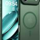TOCOL for iPhone Air Case, Compatible with Magsafe Charger, Full Camera Protection, Drop Protection, Translucent Matte Phone Case for iPhone 17 Air 6.5 inch (Alpine Green)